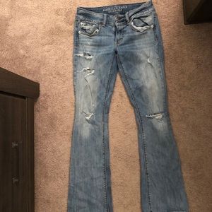American Eagle artist stretch jeans